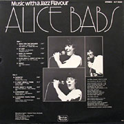 ALICE BABS / Music With A Jazz Flavour